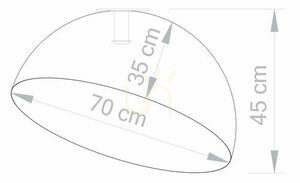 Plafon Sigma Sfera 70 fekete réz 32468 small 3