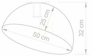 Plafon Sigma Sfera 50 fekete/arany 32473 small 4