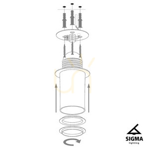 Plafon Sigma Sfera 50 fekete/arany 32473 small 5