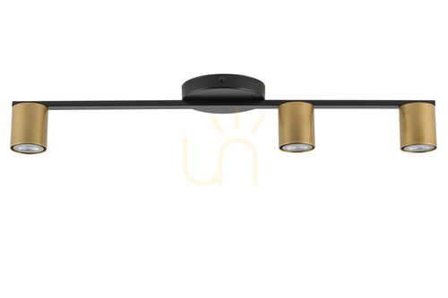 Jelölje be Plafon Sigma Sky 3 GU10 fekete-arany 70 cm 33435