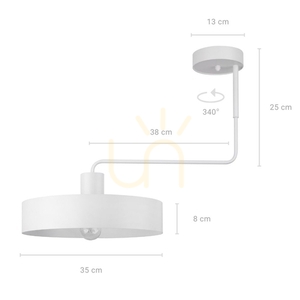 Plafon Sigma Vasco 1 fehér 31550 small 1