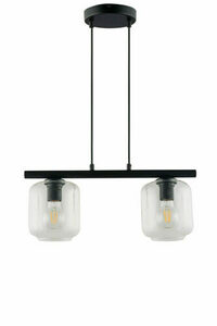 Függőlámpa Sigma GLOSS 2 fekete üveg E27 60W 32250 small 0