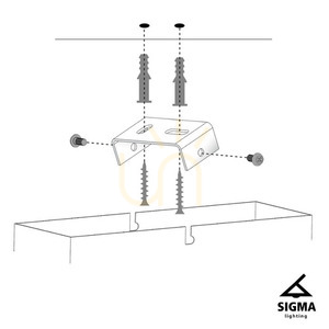 Függőlámpa Sigma Gondola M ezüst-fekete 84 cm 40643 small 2
