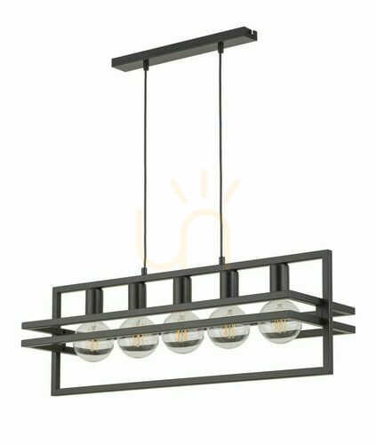 Jelölje be Függőlámpa Sigma Merci 5 fekete 76 cm E27 32397