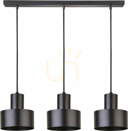 Jelölje be Függőlámpa Sigma Rif 3 fekete E27 67 cm 15W 30899