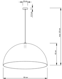 Függőlámpa Sigma Sfera 90 ezüst 30130 small 1