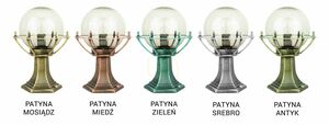 Kültéri állólámpa SU-MA BALL fekete-patina 39 cm K 4011/1/KPO small 5