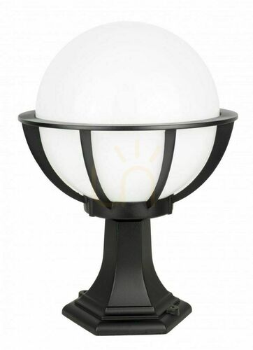 Jelölje be Kültéri állólámpa SU-MA BALL fekete patina 43 cm E27 K 4011/1/KPO 250