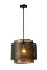 Függőlámpa Lucide ORRIN fekete fém vintage 34 cm 02404/01/30 small 0