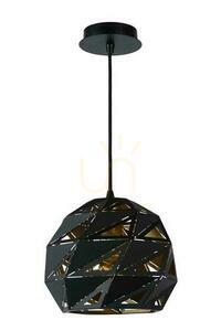 Függőlámpa Lucide MALUNGA fekete-arany fém 25 cm 21415/25/30 small 1