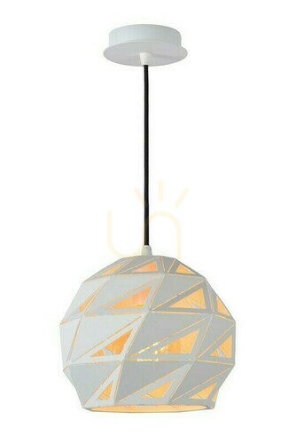 Jelölje be Függőlámpa Lucide MALUNGA fehér fém 25 cm E27 21415/25/31