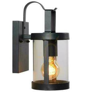 Lucide LINDELO kültéri fali lámpa fekete fém E27 IP23 29825/01/30 small 4