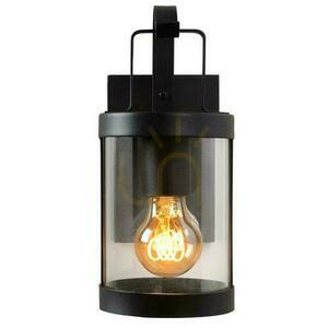 Lucide LINDELO kültéri fali lámpa fekete fém E27 IP23 29825/01/30 small 5