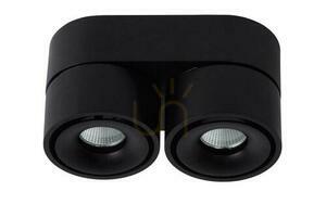 Lucide YUMIKO fekete LED mennyezeti lámpa 16W 2 pontos, dimmelhető small 1