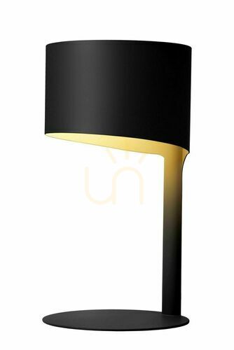 Jelölje be Lucide KNULLE fekete fém LED asztali lámpa 28,5 cm 45504/01/30