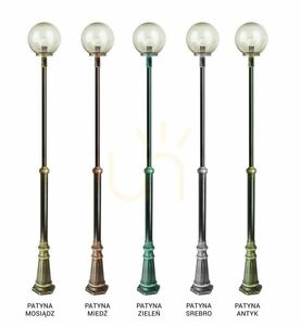 Kültéri pólusfény SU-MA Kule Classic fekete patina 175-275 cm OGMWN 1 300 small 8