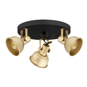 Plafond ARGON LENORA 3xE14 fekete-arany, acél, SKU 6243 small 1