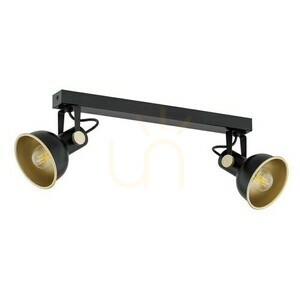 Plafond ARGON Lenora 2xE14 fekete/arany 7142 small 1