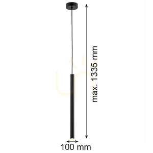 Függőlámpa ARGON RIO fekete LED 4W SKU 8329 small 3