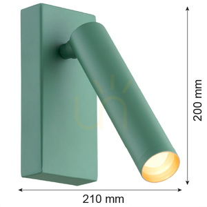 Fali lámpa ARGON RIO zöld LED 1x4W 3000K 8332 small 12