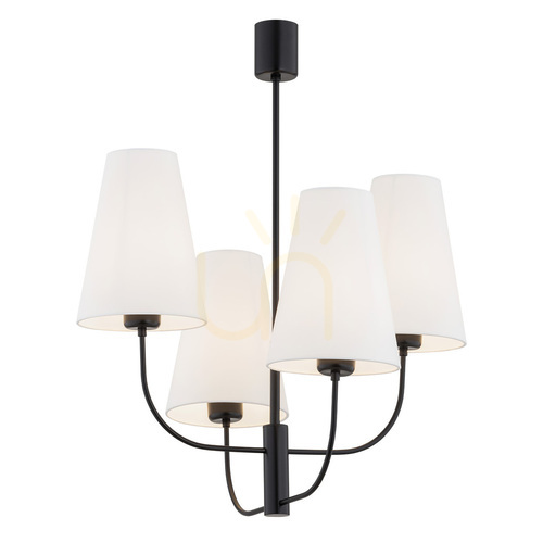 Jelölje be Csillár ARGON SAFIANO fehér fekete 4xE27 580 mm 1822