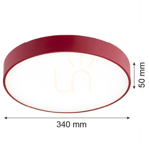 Mennyezeti LED lámpa ARGON Tiamo piros 340 mm 8334 small 3