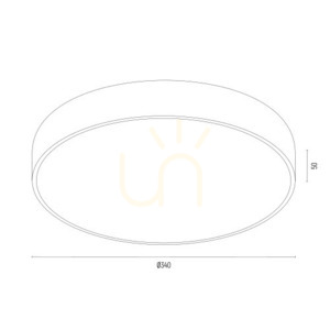 Mennyezeti LED lámpa ARGON Tiamo piros 340 mm 8334 small 4
