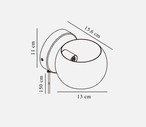 Fali lámpa Belir Fali lámpa barna Nordlux small 3