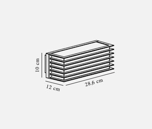 Fluktus 28 IP44 fekete Nordlux kültéri fali lámpa small 4