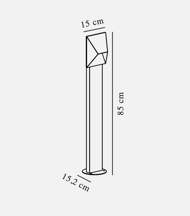 Előnézet Pontio Garden Light álló kerti lámpa 84cm horganyzott Nordlux Pontio Garden Light álló kerti lámpa 84cm horganyzott Nordlux