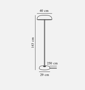Állólámpa GLOSSY fehér 143cm Nordlux small 2