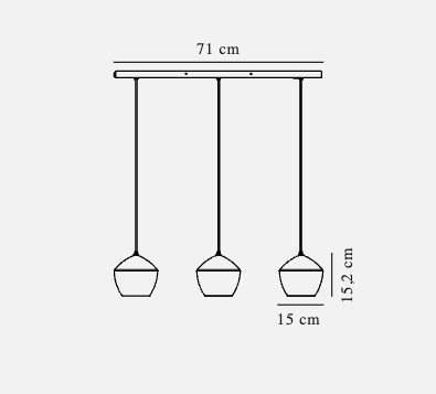 Kijelző Orbiform 3 lámpás függőlámpa Smoke Nordlux Orbiform 3 lámpás függőlámpa Smoke Nordlux