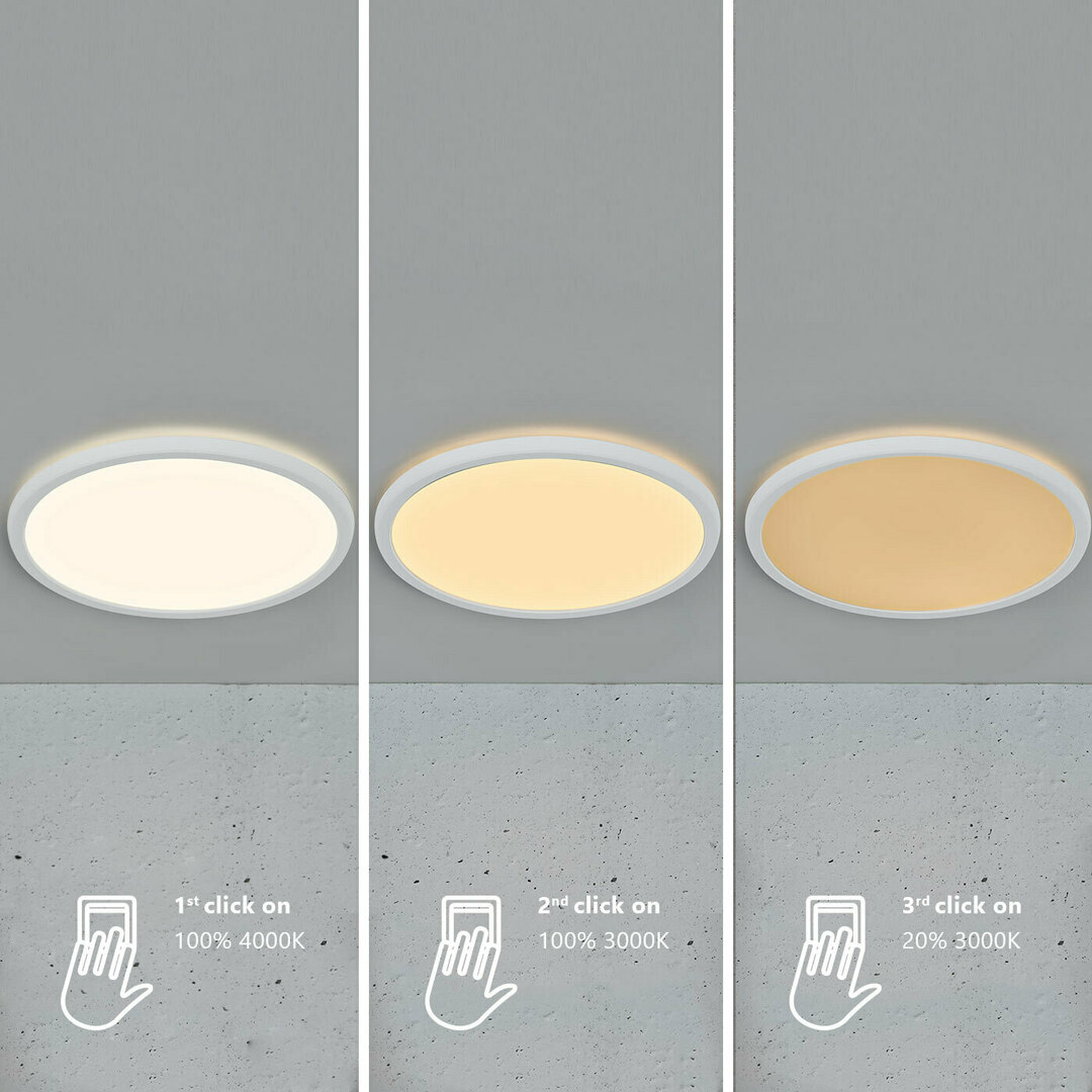 Kilátás Plafond Oja 42 IP20 3000/4000K fehér Nordlux Plafond Oja 42 IP20 3000/4000K fehér Nordlux