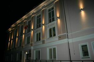 Kültéri fali lámpa SU-MA Adela fekete üveg alumínium E27 2x60W 7001 BL small 3
