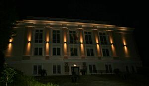 Kültéri fali lámpa SU-MA Adela fekete üveg alumínium E27 2x60W 7001 BL small 4