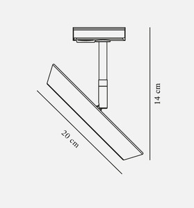 Nordlux Link Diskie fekete LED sínspotlámpa 7,4 W, 20 cm small 4