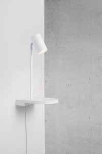Fehér Nordlux CODY 2112001001 GU10 15 W fali lámpa polccal és USB-vel small 0