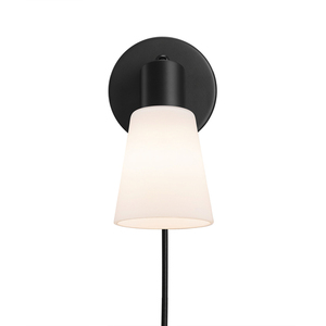 Cole fali lámpa Fekete/Opal Nordlux small 1