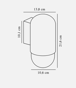 Heka fali lámpa Fekete Nordlux small 4