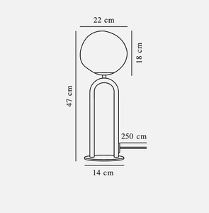 Shapes sárgaréz asztali lámpa Nordlux-tól small 3