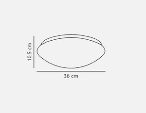 Plafond Ask 36 fehér IP44 Nordlux small 2