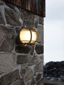Helford fali lámpa sárgaréz Nordlux small 1