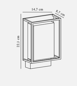 Nestor Black Nordlux kültéri fali lámpa small 4