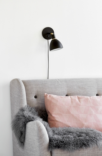 Jelölje be Nordlux Ray fekete fém fali lámpa E14 25 W 63191003