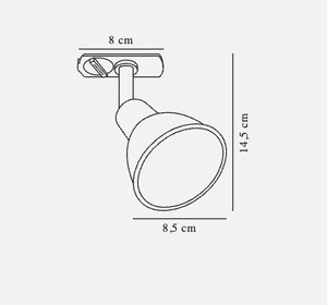 Nordlux Link Single spot fehér – a Link sínrendszerhez, GU10 max 35W, 350° forgatás, 90° dőlés, 86109901 small 2