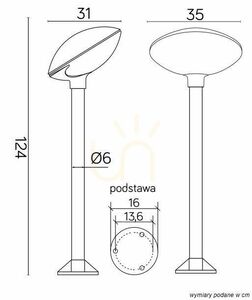 Kültéri állólámpa SU-MA TAO 2 fekete 124 cm E27 small 3