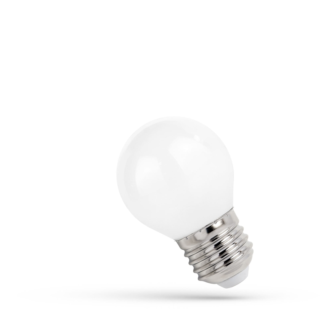 Jelölje be Led gömb E27 230 V 1 W Cog Nw Tejfényes spektrum Led gömb E27 230 V 1 W Cog Nw Tejfényes spektrum