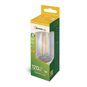 Led gyertya E14 230 V 1 W Cog Nw Clear Spectrum 1 Led gyertya E14 230 V 1 W Cog Nw Clear Spectrum small 1