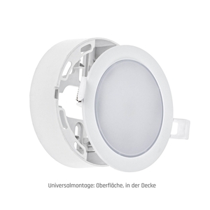 Algine Eco 2w1 felszíni beépíthető lámpa 6 Ww 230 V 110st Ip20 Ik06 115x35mm fehér kerek 9 Algine Eco 2w1 felszíni beépíthető lámpa 6 Ww 230 V 110st Ip20 Ik06 115x35mm fehér kerek small 9