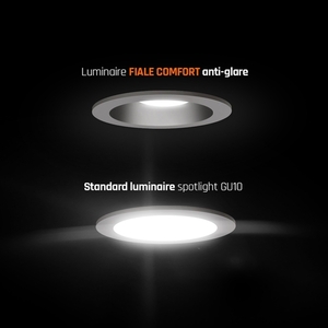 Fiale Comfort Anti Glare Gu10 250 V Ip20 Fi85x50mm Fekete kerek közép Fekete mozgatható 2 Fiale Comfort Anti Glare Gu10 250 V Ip20 Fi85x50mm Fekete kerek közép Fekete mozgatható small 2